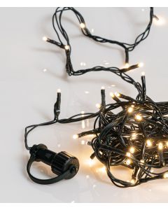 1000Led Λαμπάκια Με Πρόγραμμα,Επέκταση Και Μετασχηματιστή Ip44 ,Πράσινο Καλώδιο/Θερμό Λαμπάκι (5cm Απόσταση) 50 Μέτρα (Kelvin: 2.500 - 3.000) , Με Καρούλι Αποθήκευσης Lianos 63394