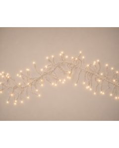 400Led Λαμπάκια Φοίνικας Επεκτεινόμενα Ip44 ,Με Διάφανο Καλώδιο/Θερμό Λαμπάκι ,6,7 Μέτρα (Kelvin: 2.500 - 3.000) Lianos 80236
