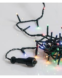 300Led Λαμπάκια Με Επέκταση,Πρόγραμμα Και Μετασχηματιστή Ip44 ,Πράσινο Καλώδιο/Πολύχρωμο Λαμπάκι , (5cm Απόσταση) 15 Μέτρα Lianos 80425