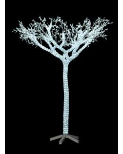 Led Φωτιζόμενο Ακρυλικό 3D Δέντρο Με 1900 Led Φωτάκια Ψυχρού Φωτισμού Ip44 ,260(Η) x 120cm Lianos L200-017W