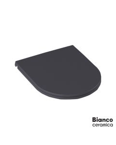 Κάλυμμα Λεκάνης LENTA Slim soft close Bianco Ceramica Antracite Matt MS38C-421