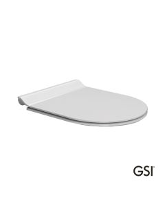 Κάλυμμα Λεκάνης Norm, Pura, Kube, Super Slim Soft Close GSI White MS86SC-300