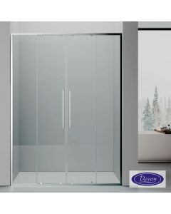 SLIDER 160  (157-160εκ) DEVON ELLI CLEAN-GLASS CHROME SL2L160C-100