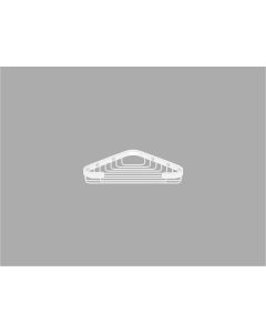 Sanco Shower Baskets Σπογγοθήκη Γωνιακή Λευκό ματ 00006-Μ101