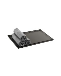 Sanco Hotel Amenities Guest Towel Tray PVD gun metal γυαλιστερό 00136-PVD-05PL
