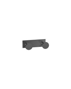 Sanco Bath Robe Hook & Door Stop Διπλό Άγκιστρο Σκούρο γραφίτη 00682-122