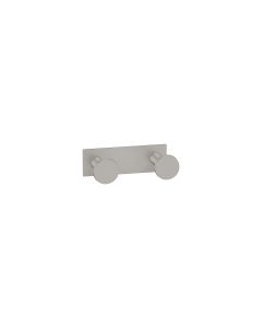 Sanco Bath Robe Hook & Door Stop Διπλό Άγκιστρο Γκρι τσιμέντου ματ 00682-M104