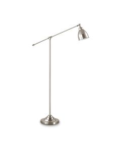 Φωτιστικό Δαπέδου NEWTON PT1 NICKEL Ideal Lux 015286