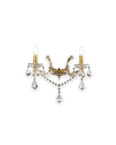 Απλίκα FLORIAN AP2 Χρυσό Ideal Lux 035659