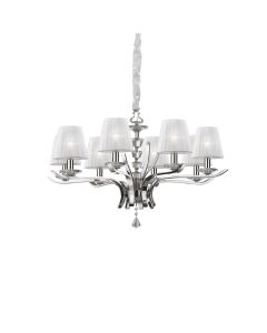 Κρεμαστό Φωτιστικό PEGASO SP8 Λευκό Ideal Lux 059242