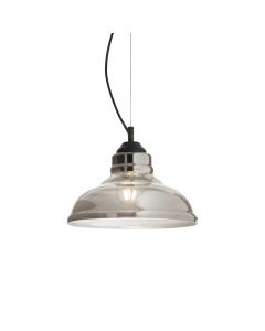 Κρεμαστό Φωτιστικό BISTRO' SP1 PLATE FUME' Ideal Lux 112343