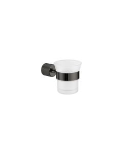 Sanco Lithos Επιτοίχια Ποτηροθήκη PVD gun metal γυαλιστερό 121101-PVD-05PL