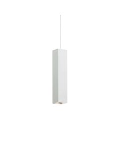 Κρεμαστό Φωτιστικό LOOK SP1 SQUARE D60 H400 Λευκό Ideal Lux 126906