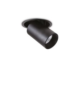 Χωνευτό Φωτιστικό NOVA FI 12W 3000K Μαύρο Ideal Lux 248189