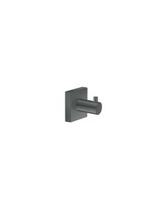 Sanco Iconic Single Bath Robe Hook Ανθρακί ανάγλυφο 26728-Μ118