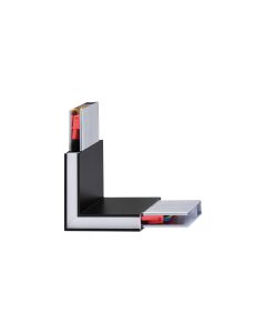 ANGOLO STEEL SP D20 Προφίλ ANGOLARE WIDE 4000K Μαύρο Ideal Lux 268118