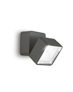 Απλίκα OMEGA AP SQUARE Ανθρακί 4000K Ideal Lux 285511