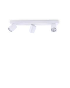 Φωτιστικό Οροφής RUDY PL3 SQUARE Λευκό Ideal Lux 294810