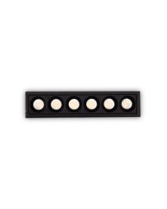 Χωνευτό Φωτιστικό LIKA FI SLIM 10W 3000K Μαύρο Ideal Lux 305813