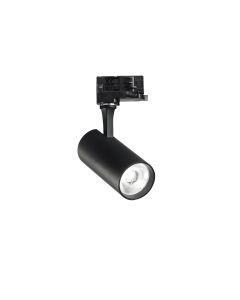 Προβολέας FOX TR 3-PHASE 15W CRI90 4000K ON-OFF Μαύρο Ideal Lux 322346