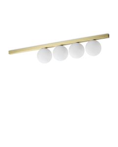 Φωτιστικό Οροφής BINOMIO PL4 Ορείχαλκος Ideal Lux 328461