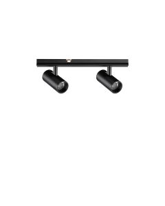 Γραμμικό Σύστημα Φωτισμού STICK SPOT DOUBLE 06W 3000K Μαύρο Ideal Lux 329512