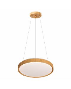 ΠΛΑΦΟΝΙΕΡΑ/ΚΡΕΜΑΣΤΟ  LED CCT 27W 3000K | 4000K | 6000K ΞΥΛΟ Spotlight 3360