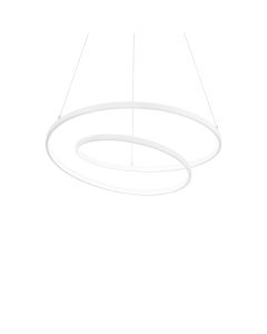 Κρεμαστό Φωτιστικό OZ SP D060 ON-OFF Λευκό 4000K Ideal Lux 342375