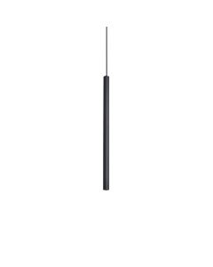 Κρεμαστό Φωτιστικό LOOK LED SP1 SQUARE D15 H400 ON-OFF Μαύρο 3000K Ideal Lux 351650