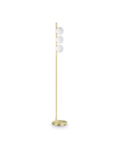 Φωτιστικό Δαπέδου BINOMIO PT3 Ορείχαλκος Ideal Lux 353265