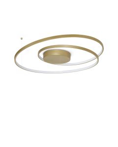 Φωτιστικό Οροφής OZ PL D080 ON-OFF Ορείχαλκος 3000K Ideal Lux 365060