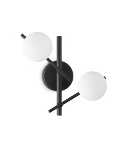 Απλίκα ATLAS AP2 Μαύρο Ideal Lux 365077
