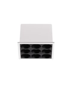 Χωνευτό Φωτιστικό LIKA FI SLIM SQUARE 10W 3000K Λευκό Ideal Lux 367286