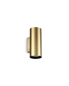Απλίκα LOOK AP2 ROUND D60 H150 Ορείχαλκος Ideal Lux 369990