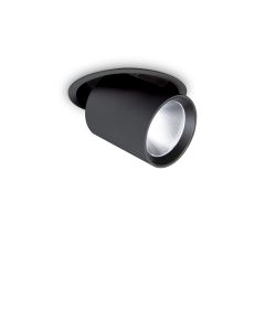 Χωνευτό Φωτιστικό NOVA FI 20W 4000K Μαύρο Ideal Lux 370187