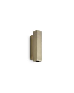 Απλίκα LOOK LED AP2 SQUARE D30 H150 ON-OFF Ορείχαλκος 3000K Ideal Lux 370712