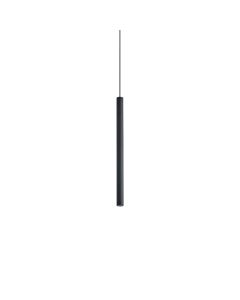 Κρεμαστό Φωτιστικό LOOK LED SP1 ROUND D16 H250 ON-OFF Μαύρο 3000K Ideal Lux 370958