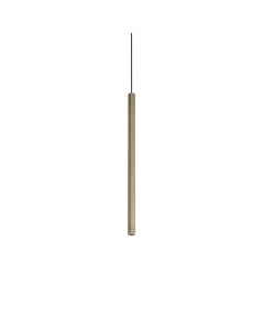 Κρεμαστό Φωτιστικό LOOK LED SP1 SQUARE D15 H400 ON-OFF Ορείχαλκος 3000K Ideal Lux 371139