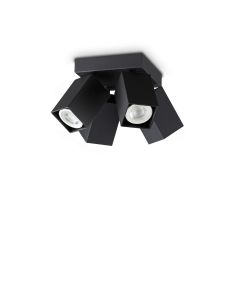 Φωτιστικό Οροφής DYNAMITE PL4 SQUARE Μαύρο Ideal Lux 371313