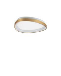 Φωτιστικό Οροφής GEMINI PL D042 ON-OFF Ορείχαλκος 4000K Ideal Lux 372051