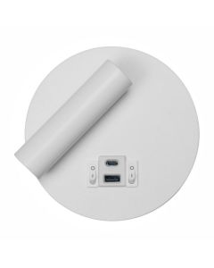 ΑΠΛΙΚΑ ΚΡΕΒΑΤΙΟΥ LED ΡΥΘΜΙΖΟΜΕΝΗ ΛΕΥΚΗ 3W Spotlight 4013