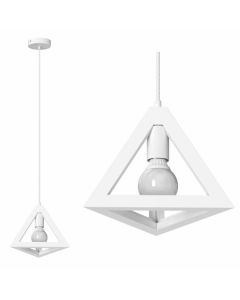 ΚΡΕΜΑΣΤΟ ΓΥΨΙΝΟ Ε27 18W ΤΡΙΓΩΝΟ Spotlight 6064