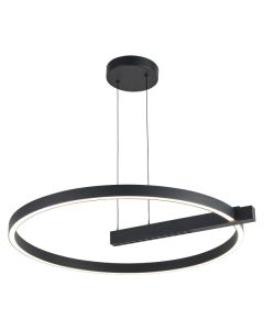 ΚΡΕΜΑΣΤΟ ΦΩΤΙΣΤΙΚΟ LED 40W 3000K ΜΑΥΡΟ Spotlight 6993