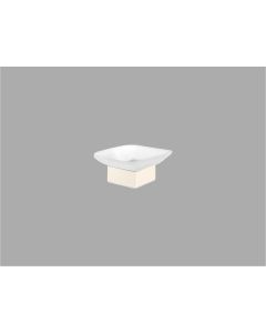 Sanco Bathroom Set Επικαθήμενη Σαπουνοθήκη Μπεζ ματ 90255-Μ102