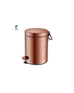 Sanco Waste Bins Χαρτοδοχείο 5 lt Soft Close (AISI 304) PVD κόκκινος χαλκός βουρτσιστός 90605-PVD-10BR