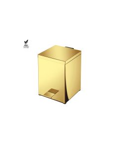 Sanco Waste Bins Χαρτοδοχείο 5lt PVD χρυσό ορείχαλκο γυαλιστερό 90677-PVD-02PL