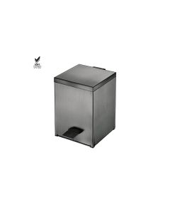 Sanco Waste Bins Χαρτοδοχείο 5lt PVD gun metal βουρτσιστό 90677-PVD-05BR