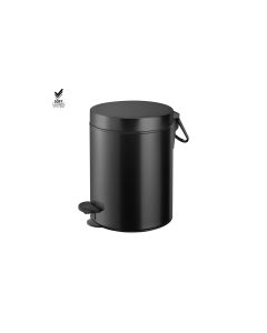 Sanco Waste Bins Χαρτοδοχείο 5lt Soft Closing System Μαύρο ματ 90680-Μ116