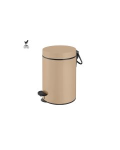 Sanco Waste Bins Χαρτοδοχείο 3lt Soft Closing System Μόκα ματ 90689-M103