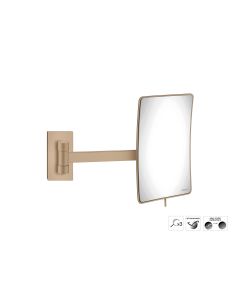 Sanco Cosmetic mirrors Μεγεθυντικός καθρέπτης x3 Μόκα ματ MR-305-M103